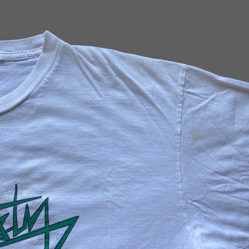 Vintage Y2K Rusty Surfboards Shadow Logo Short Sleeve Tee - Picture 3 of 6